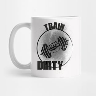 TRAIN DIRTY FULL BLACK Mug